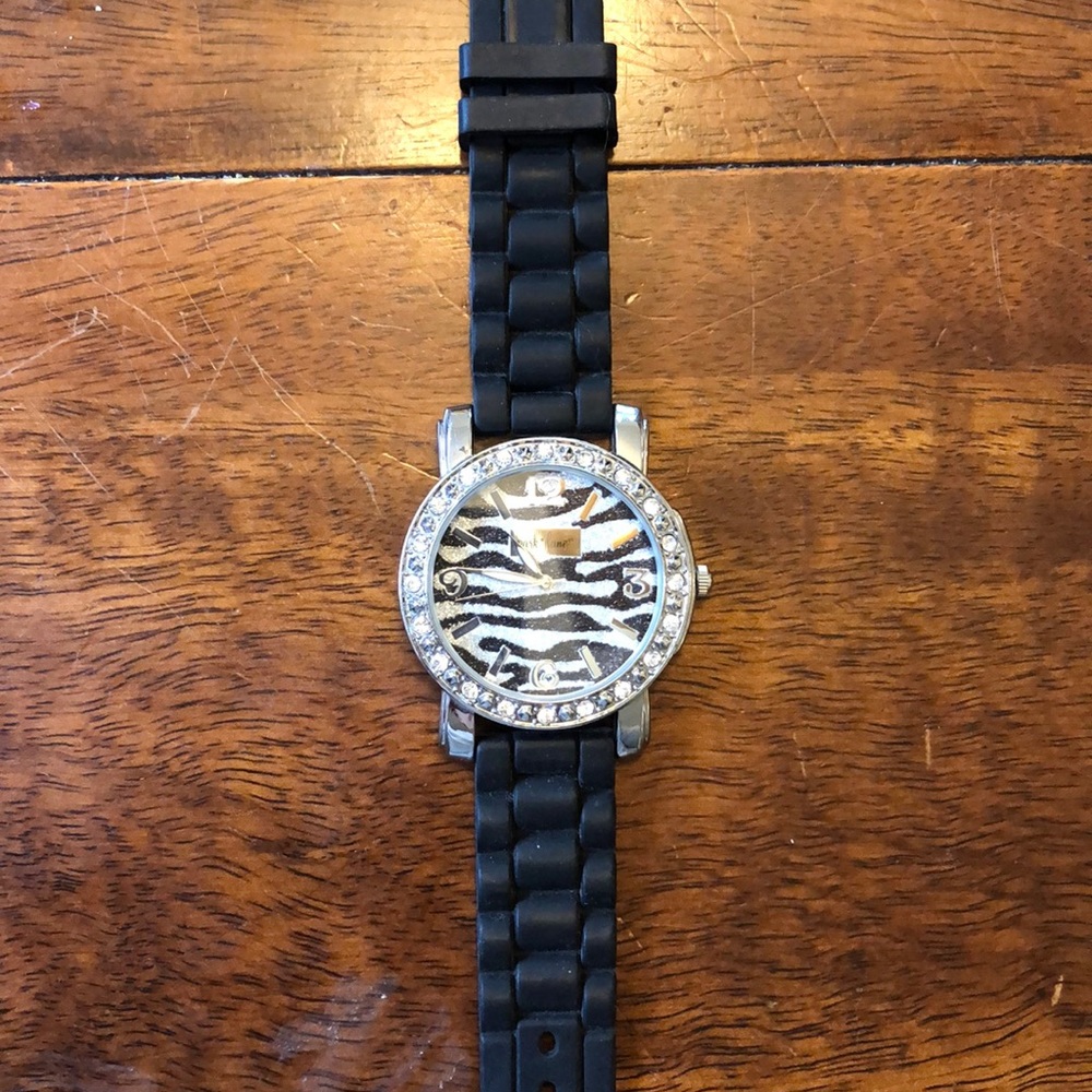 Park Lane zebra stripes watch